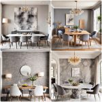 gray dining room ideas