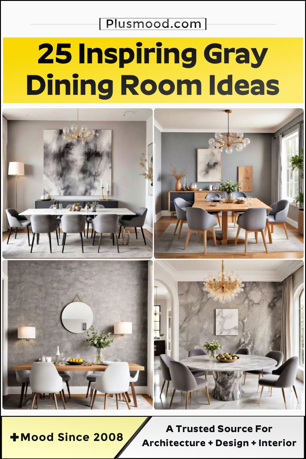 gray dining room ideas to copy