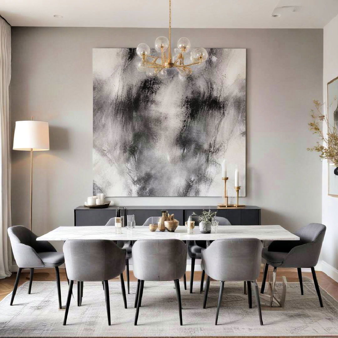 gray wall art for a contemporary touch