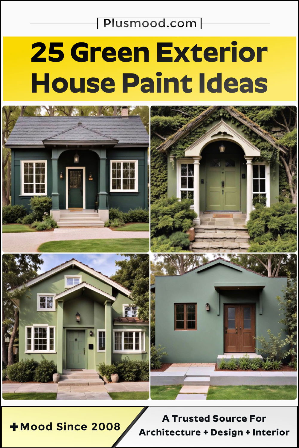 green exterior house paint ideas and inspiration