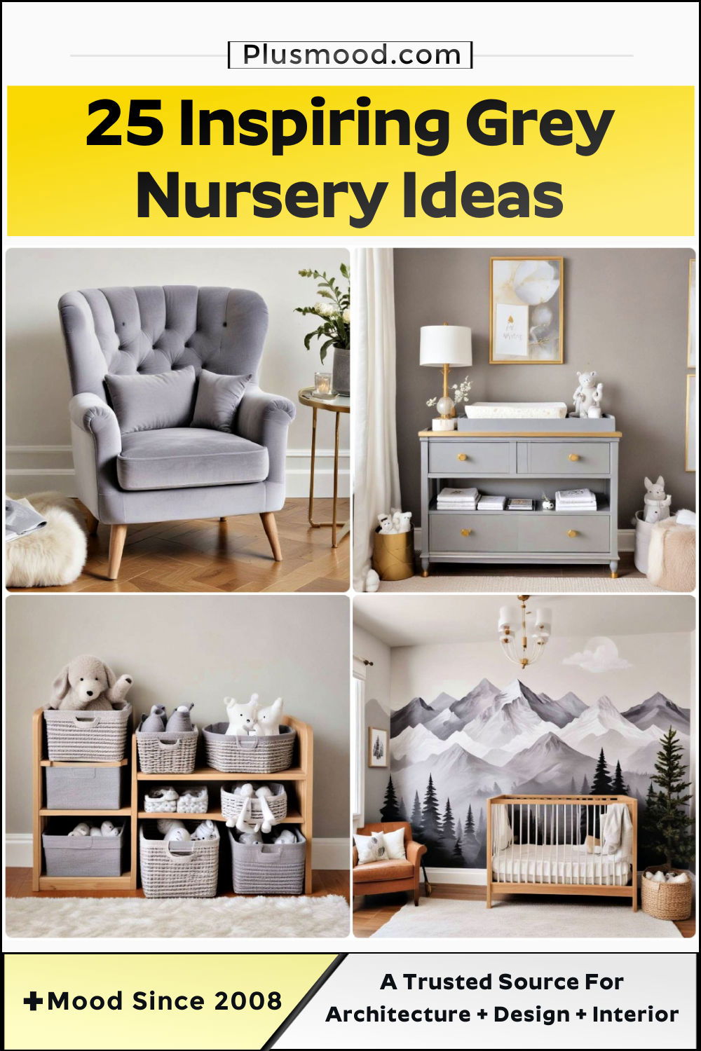 grey nursery ideas and inspiration