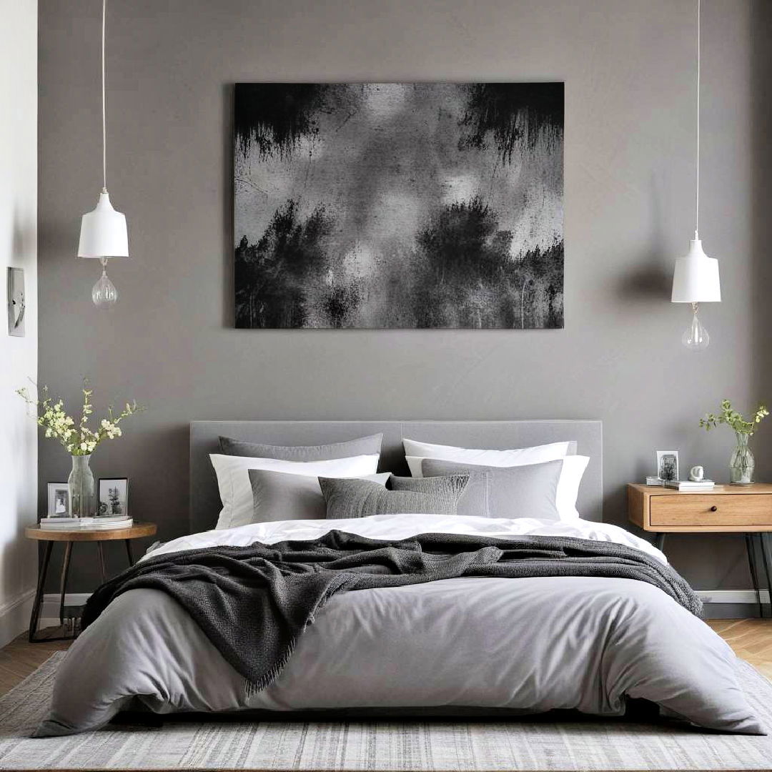 grey wall art