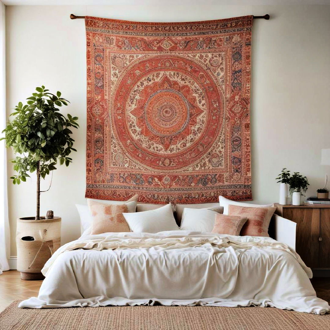 hang a tapestry or textile art