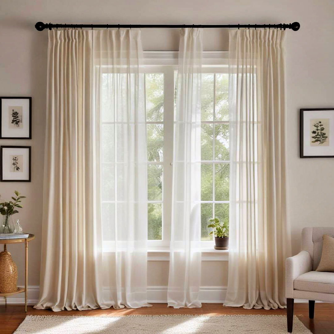 hang sheer curtains