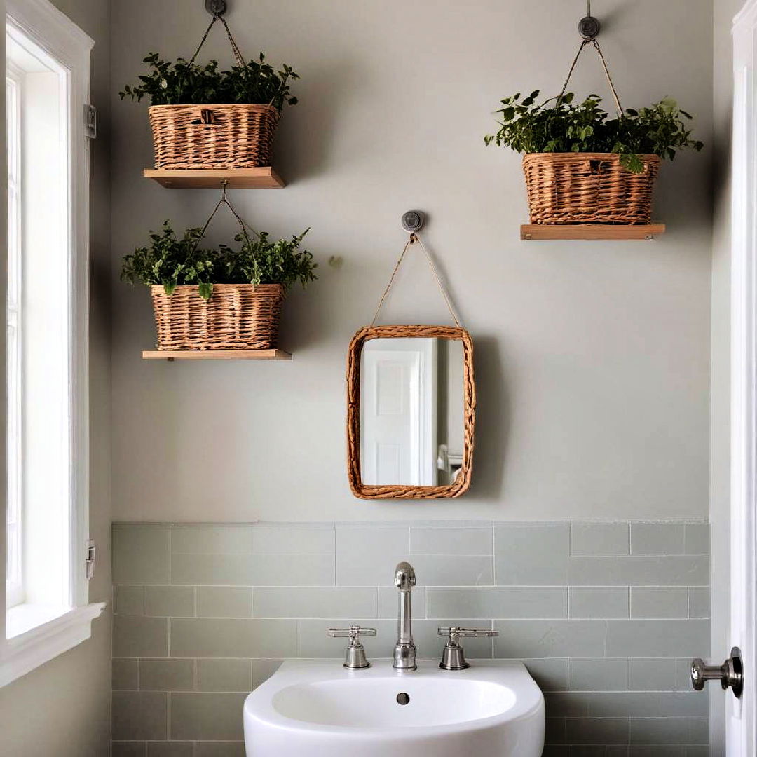 hanging baskets