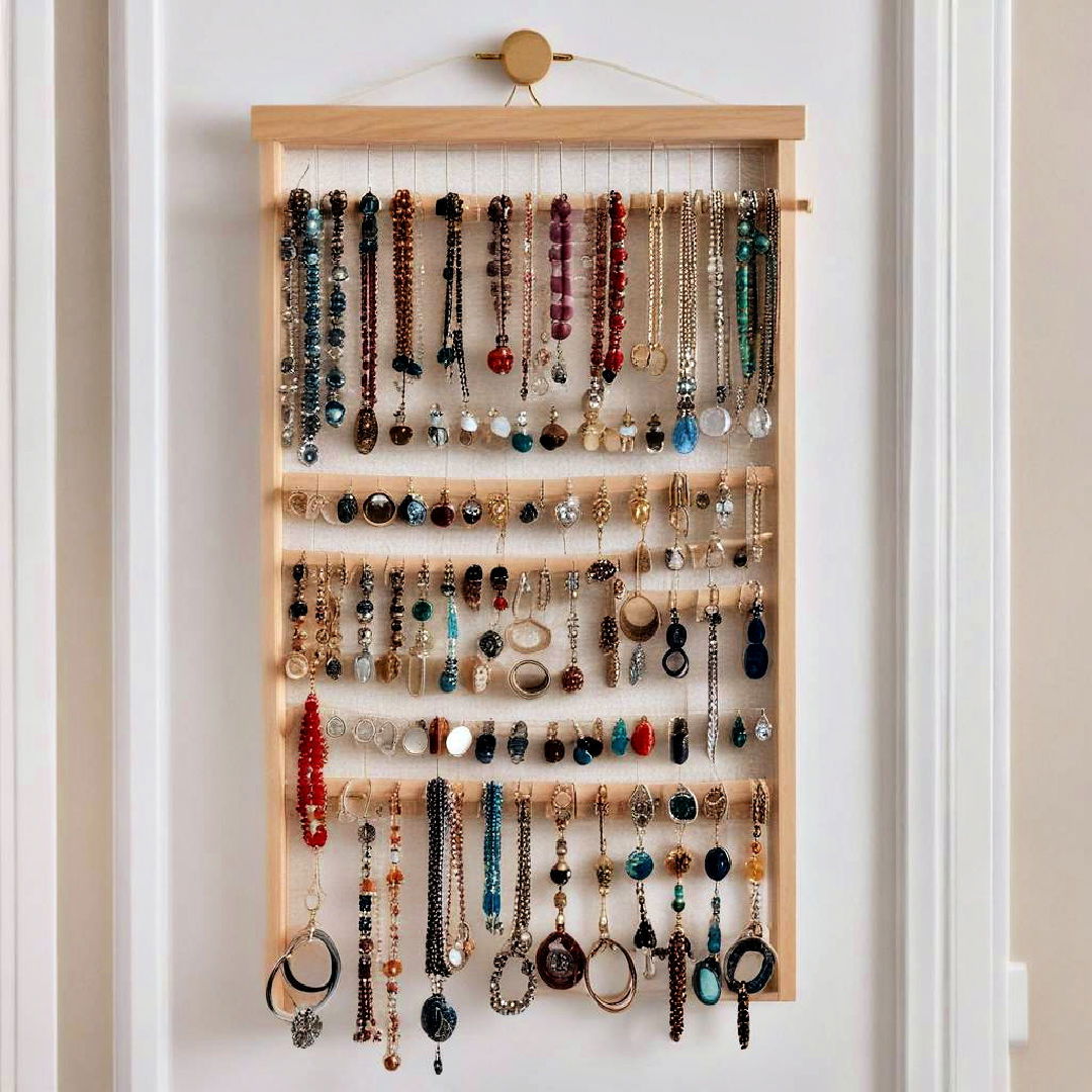 hanging jewelry organizer