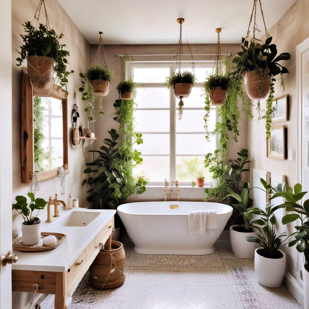 hanging plants for a natural vibe