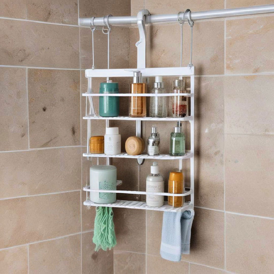 hanging shower rack