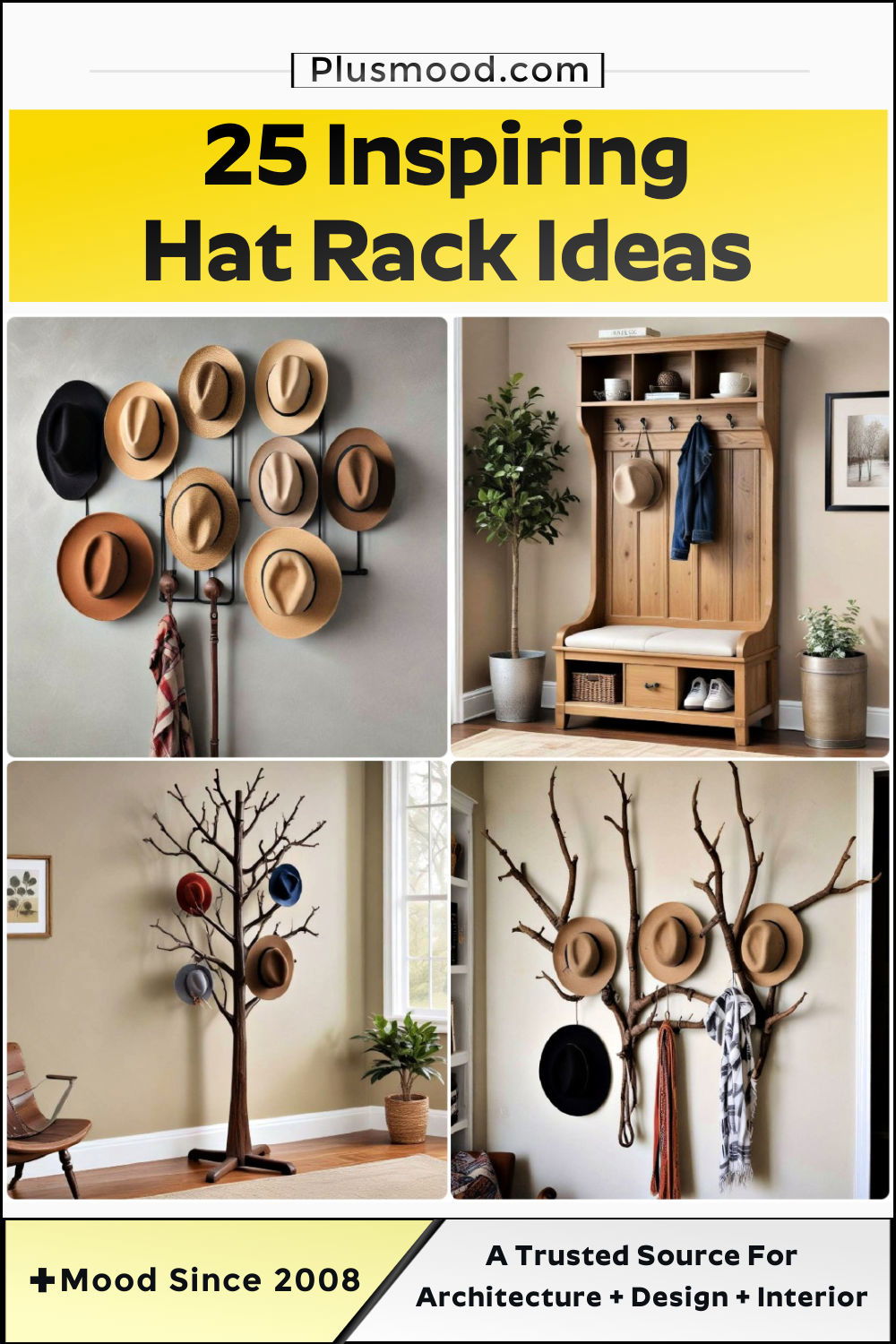 hat rack ideas and inspiration