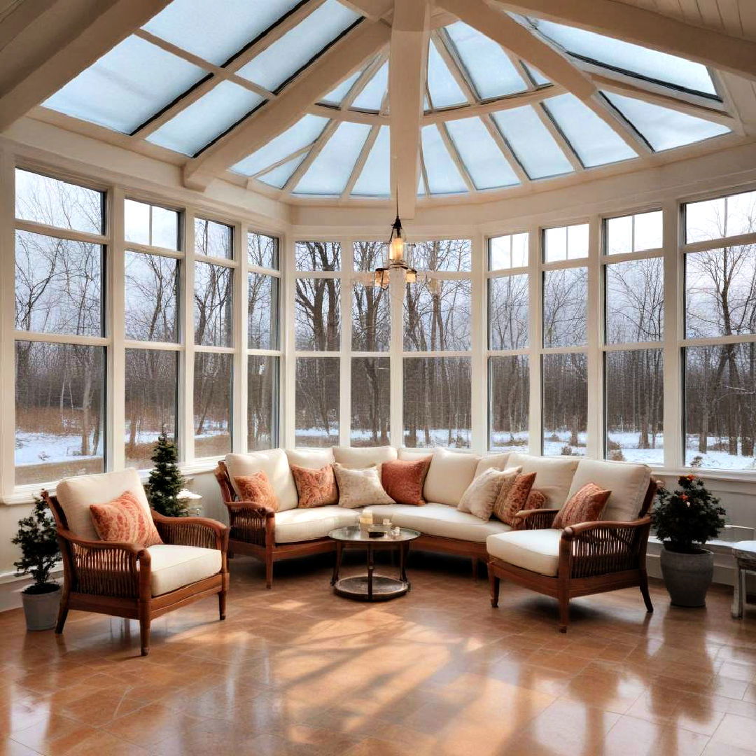 heated sunroom for all seasons