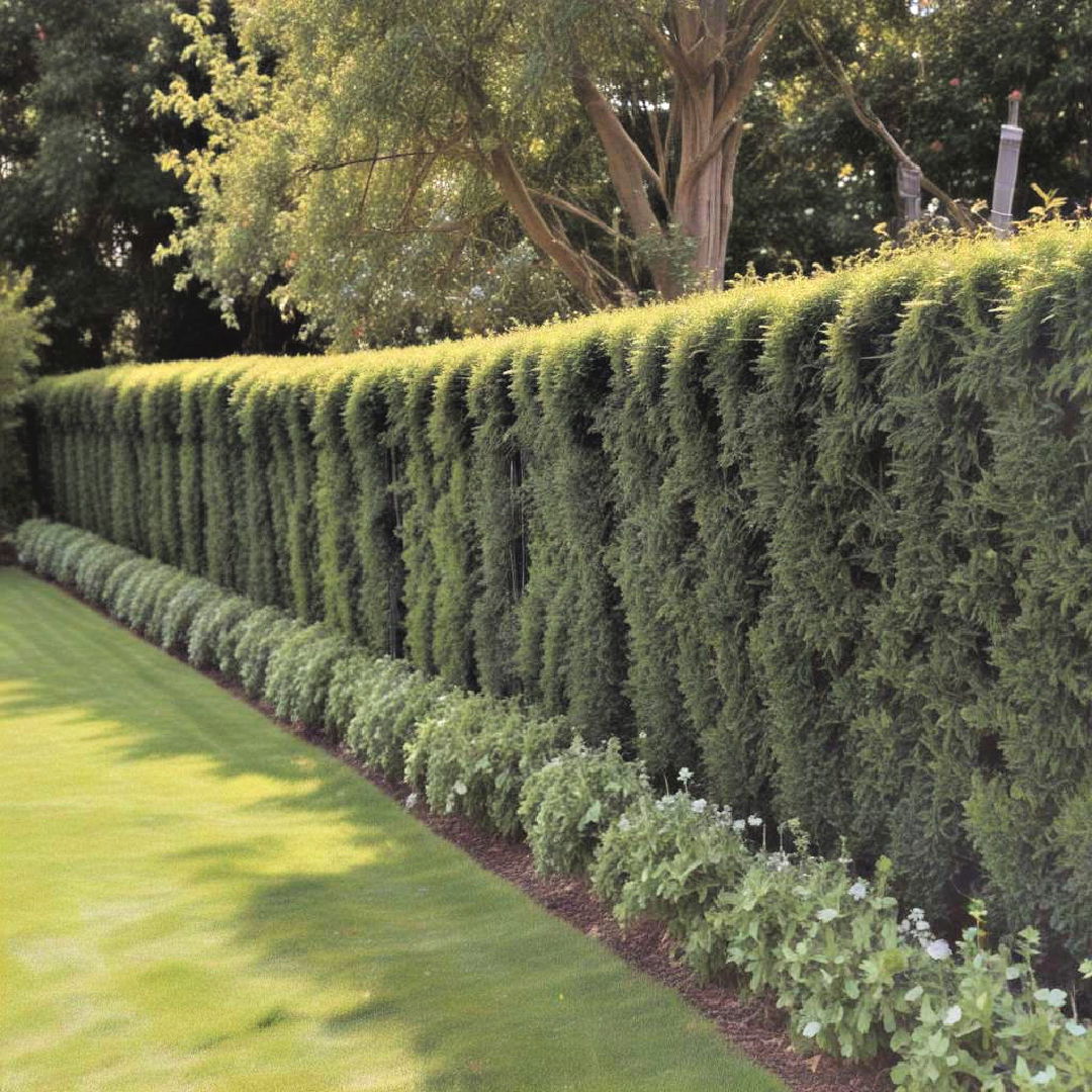 hedge fencing