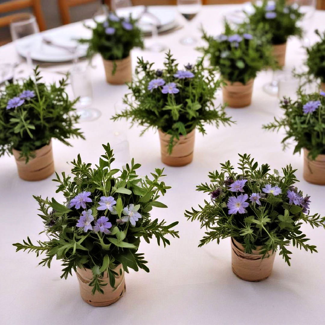 herb bouquets