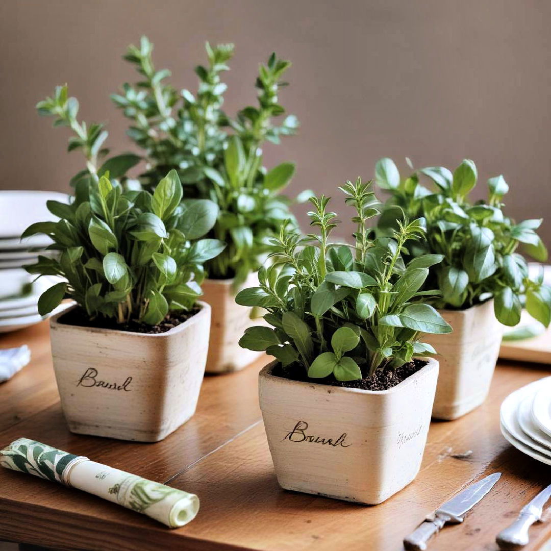 herb pots