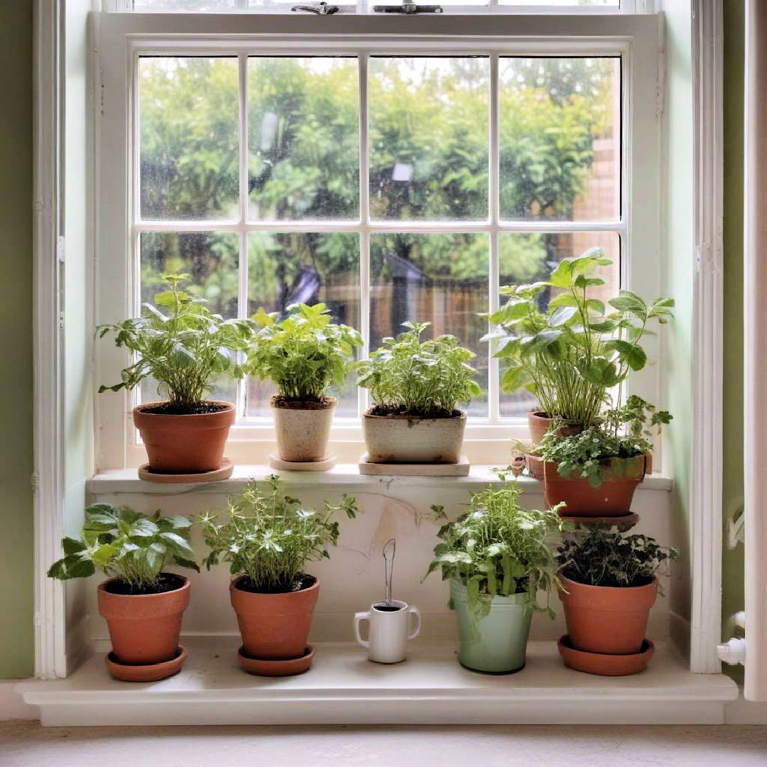 herbal window gardens