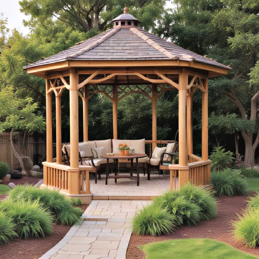 hexagonal gazebo