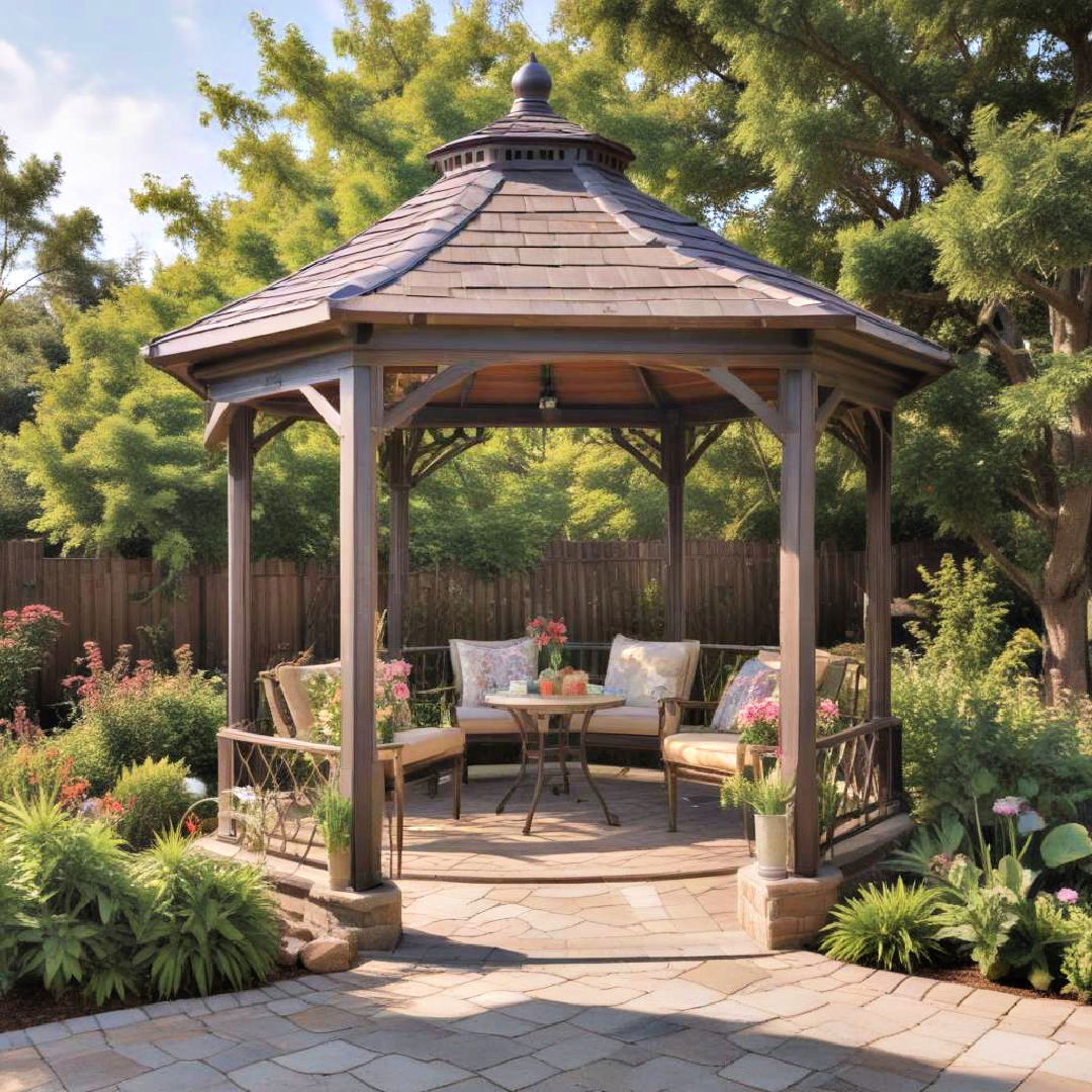 hexagonal gazebo