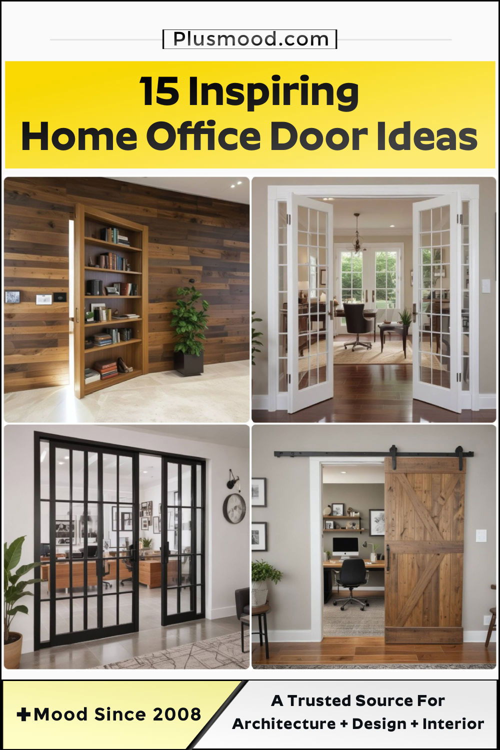 home office door ideas and inspiration