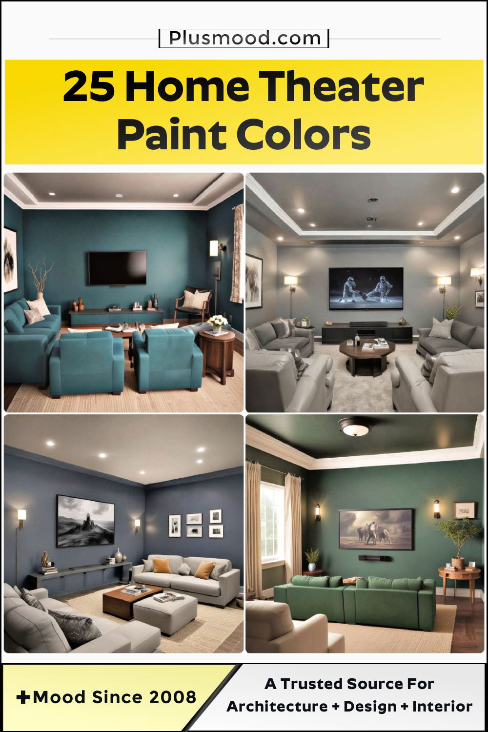 home theater paint colors and inspiration