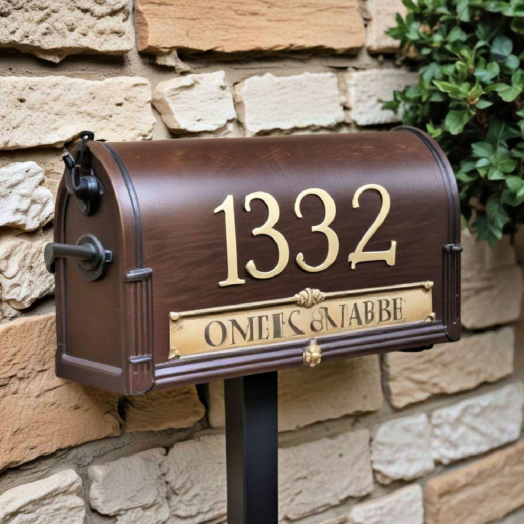 house numbers and nameplates