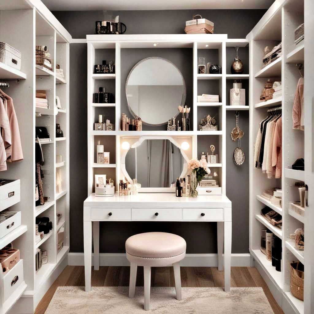 include a compact dressing table