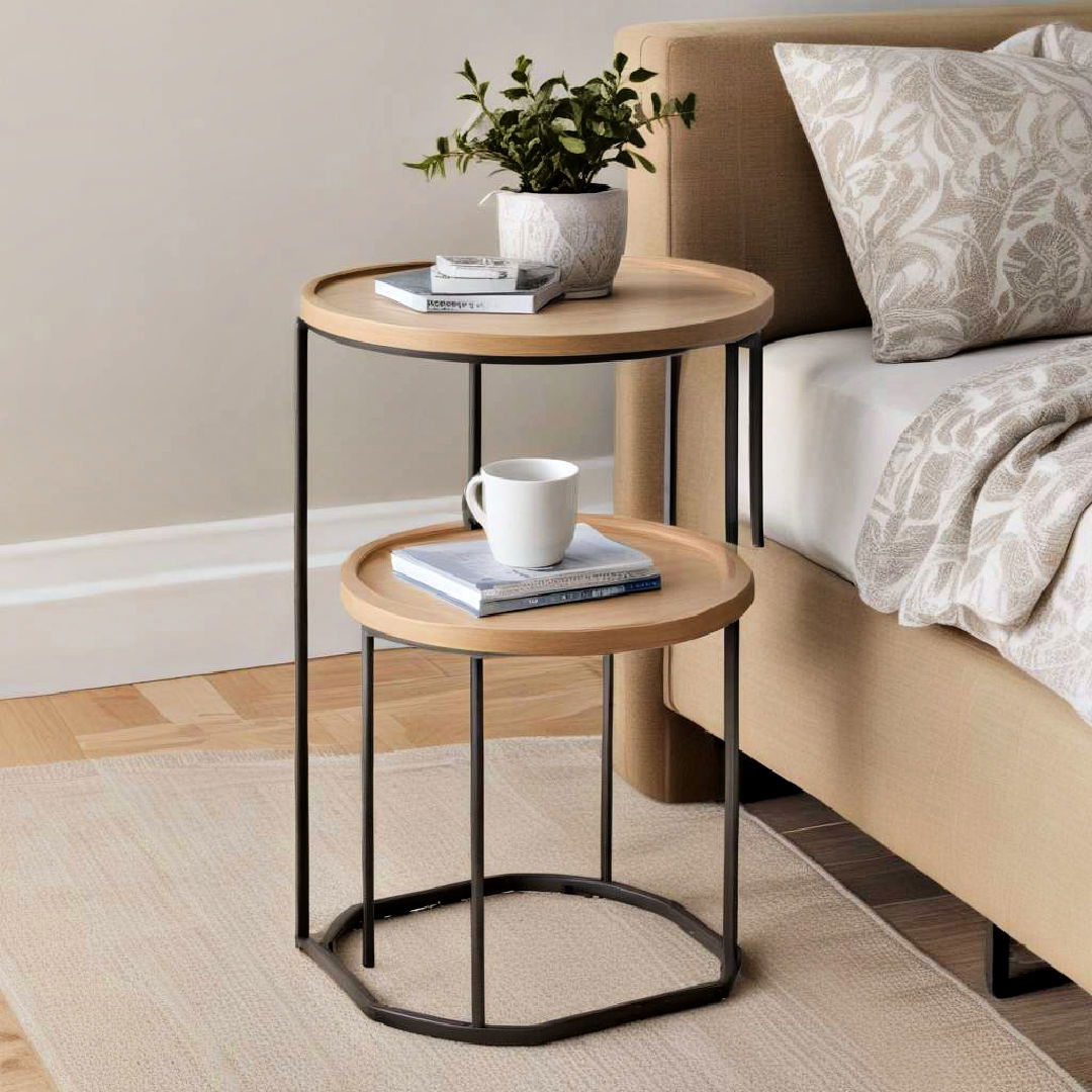 include a stackable side table
