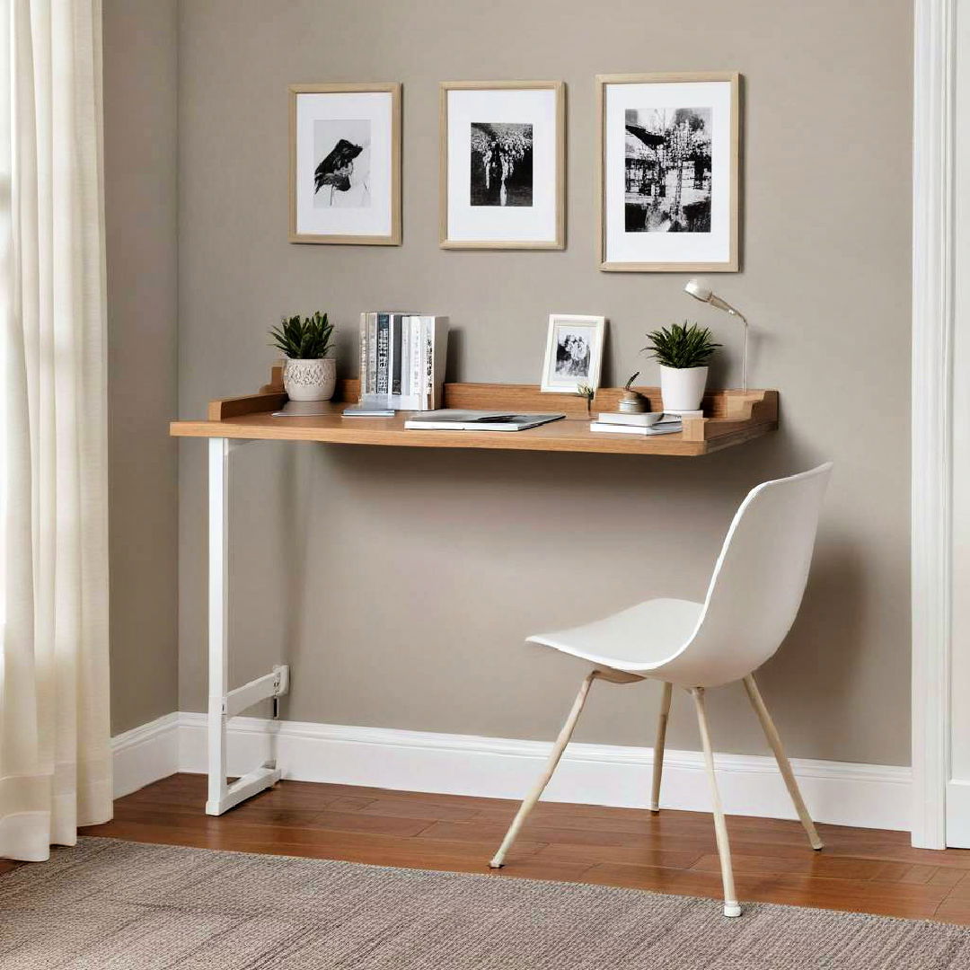 incorporate a fold down desk