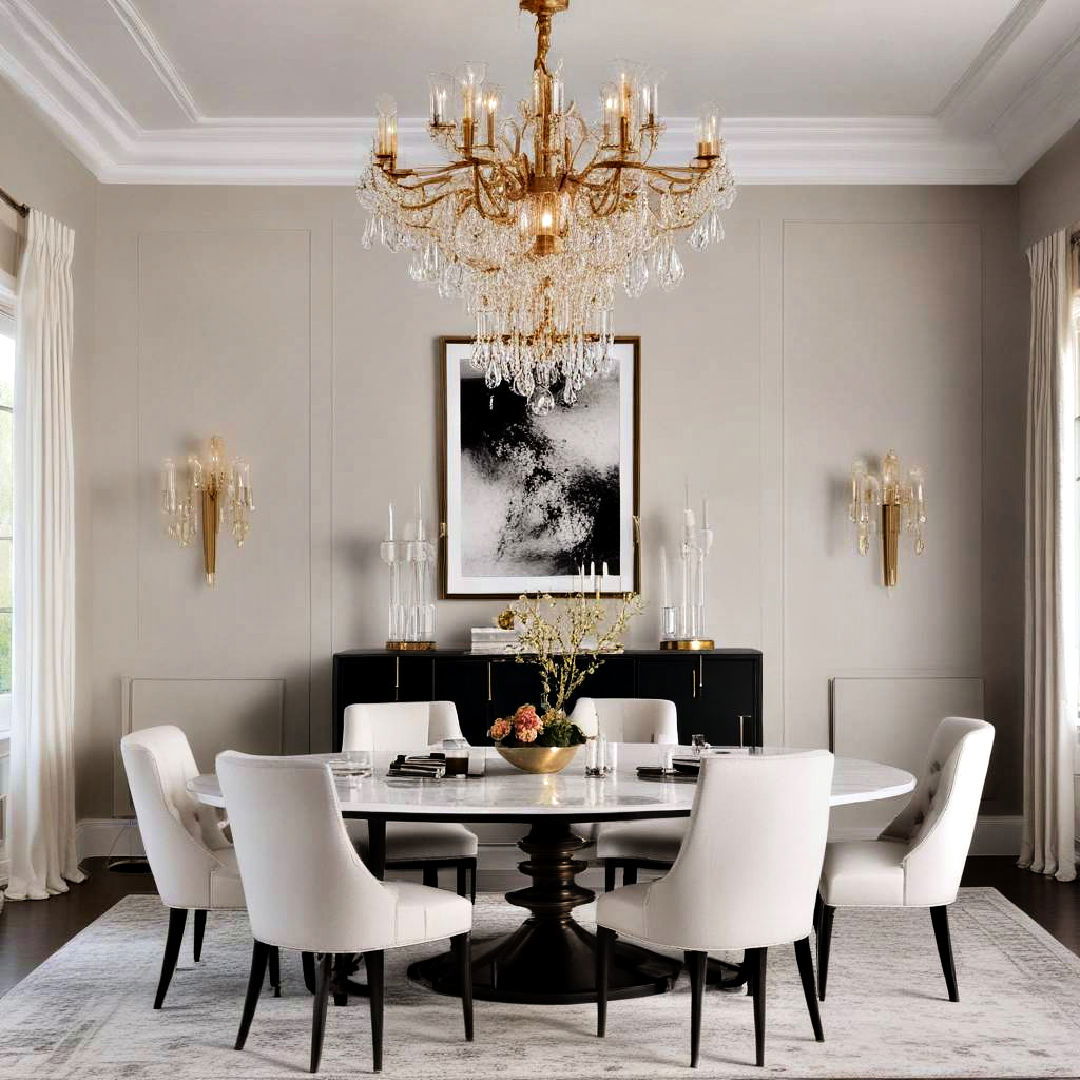 incorporate a statement chandelier