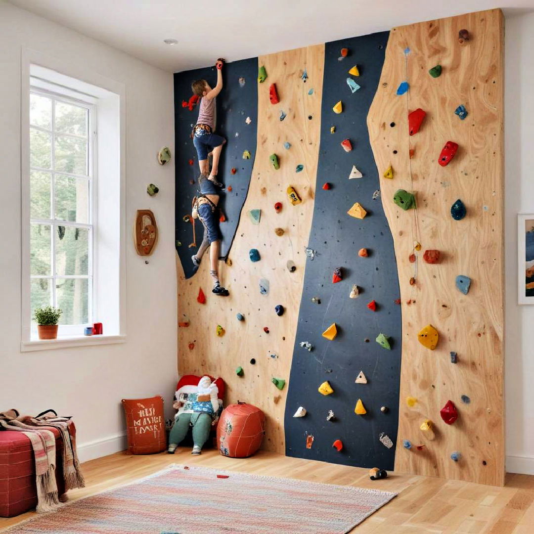 indoor climbing wall