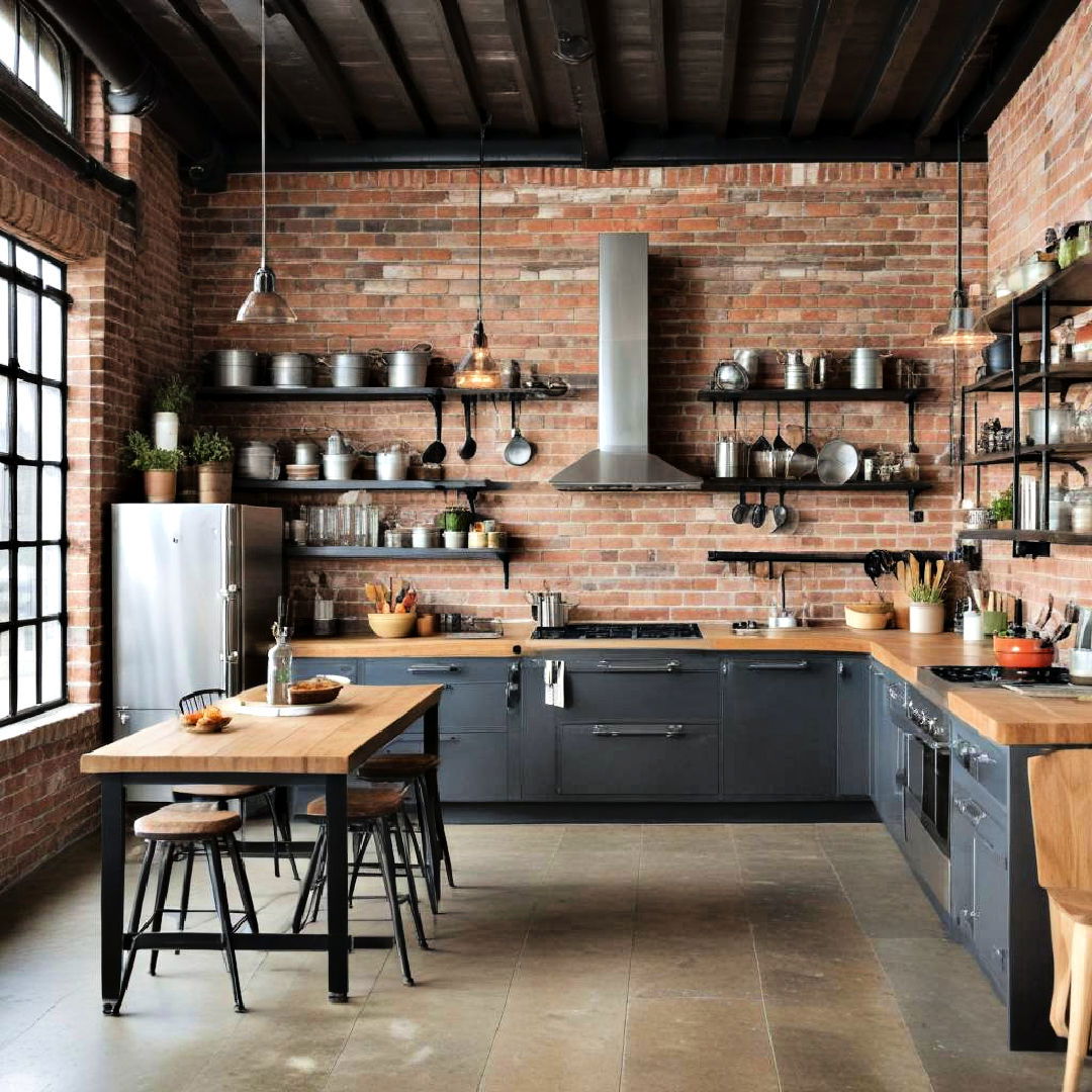 industrial chic kitchen