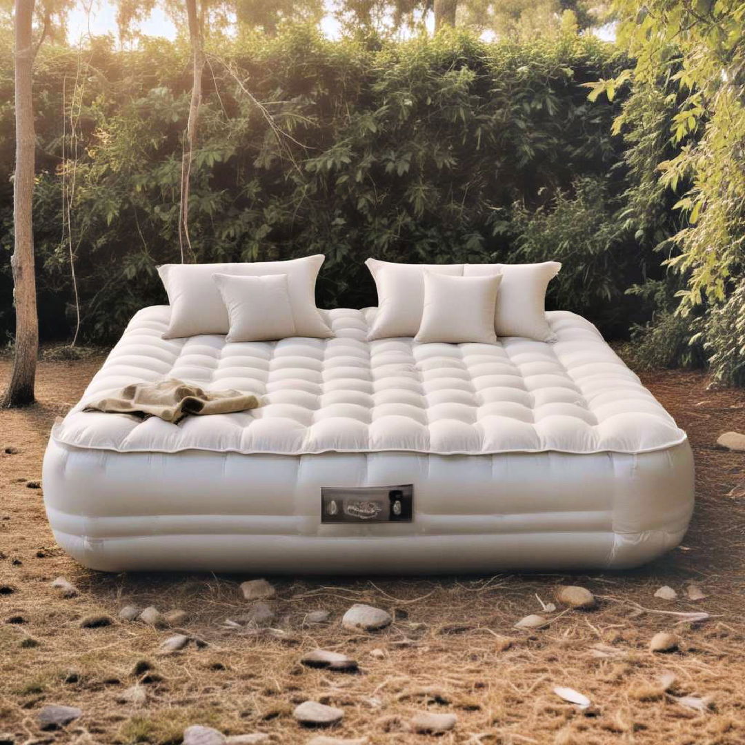 inflatable mattress setup