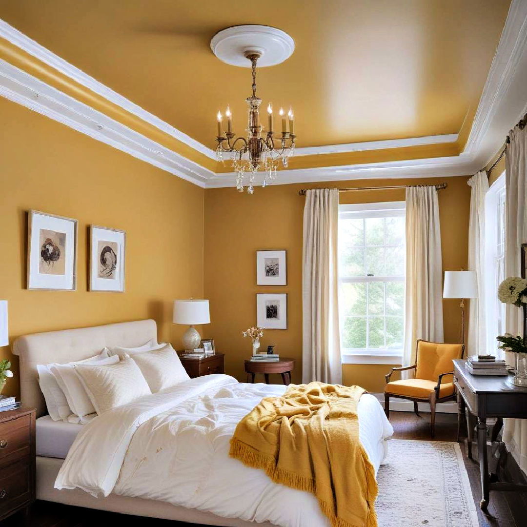 install a butterscotch ceiling for a unique touch