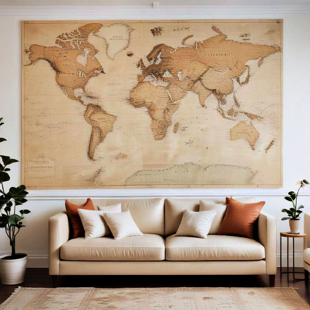 install a large scale map