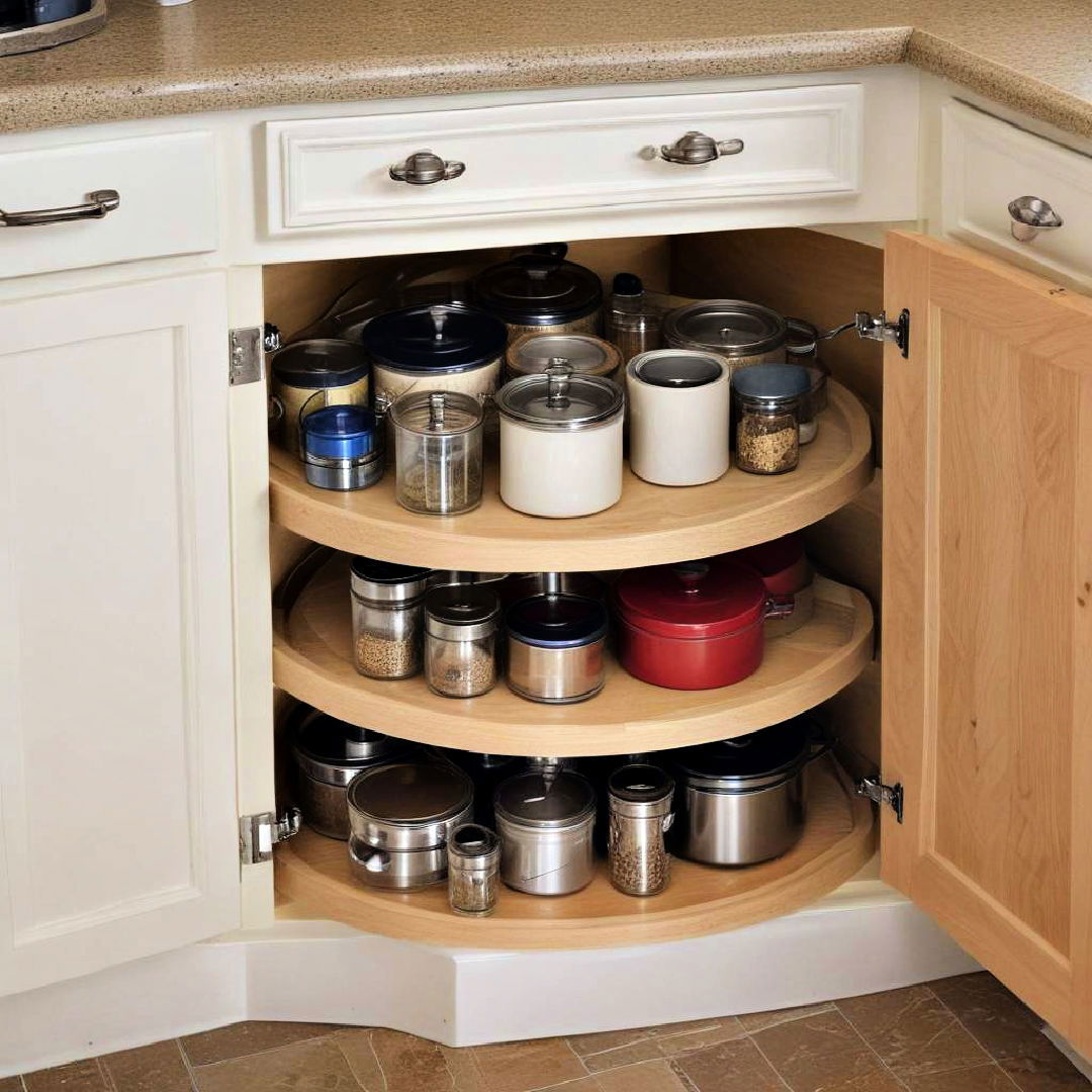 install a lazy susan