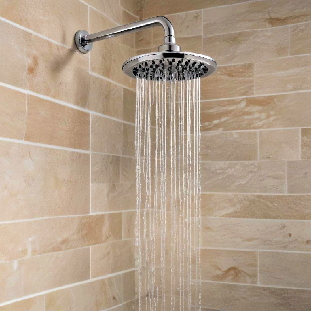 install a rainfall showerhead