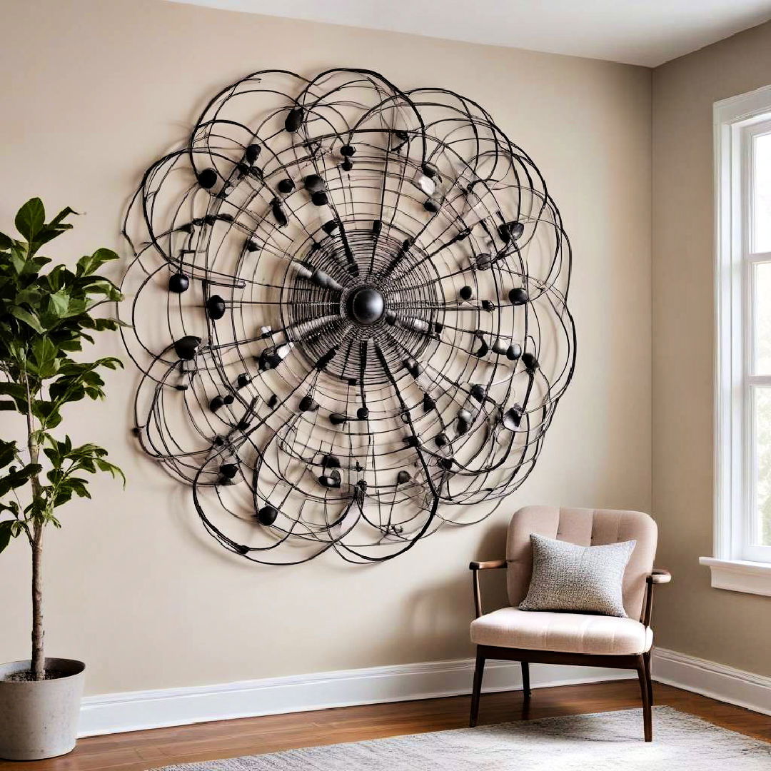 install a wall mounted sculpture