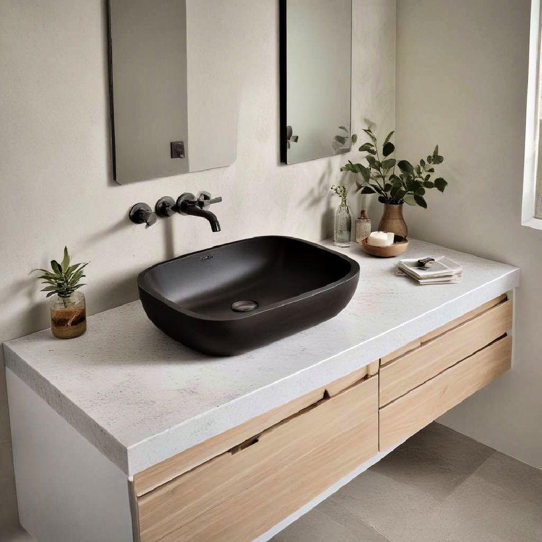 integrated sink and countertop