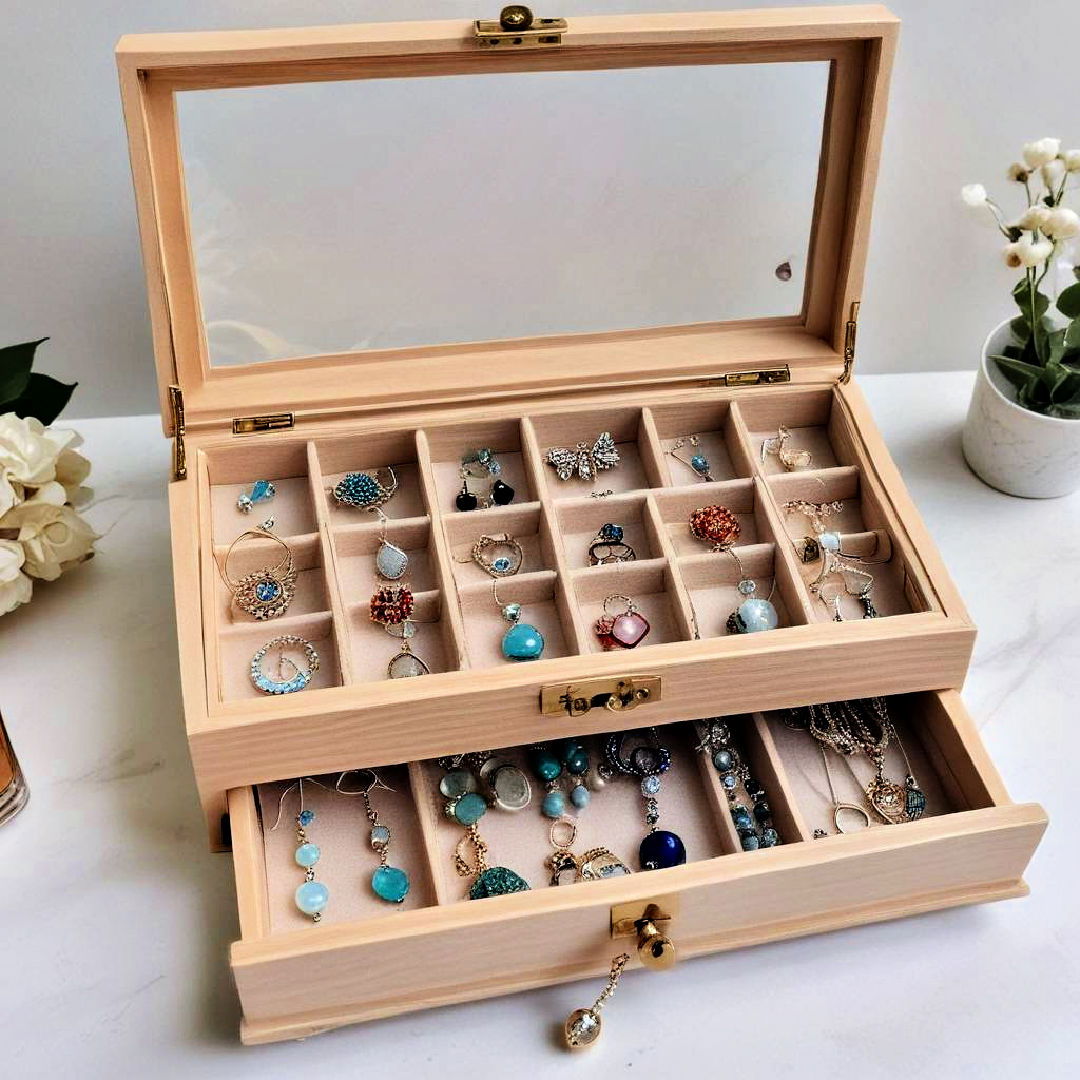 jewelry box with compartments