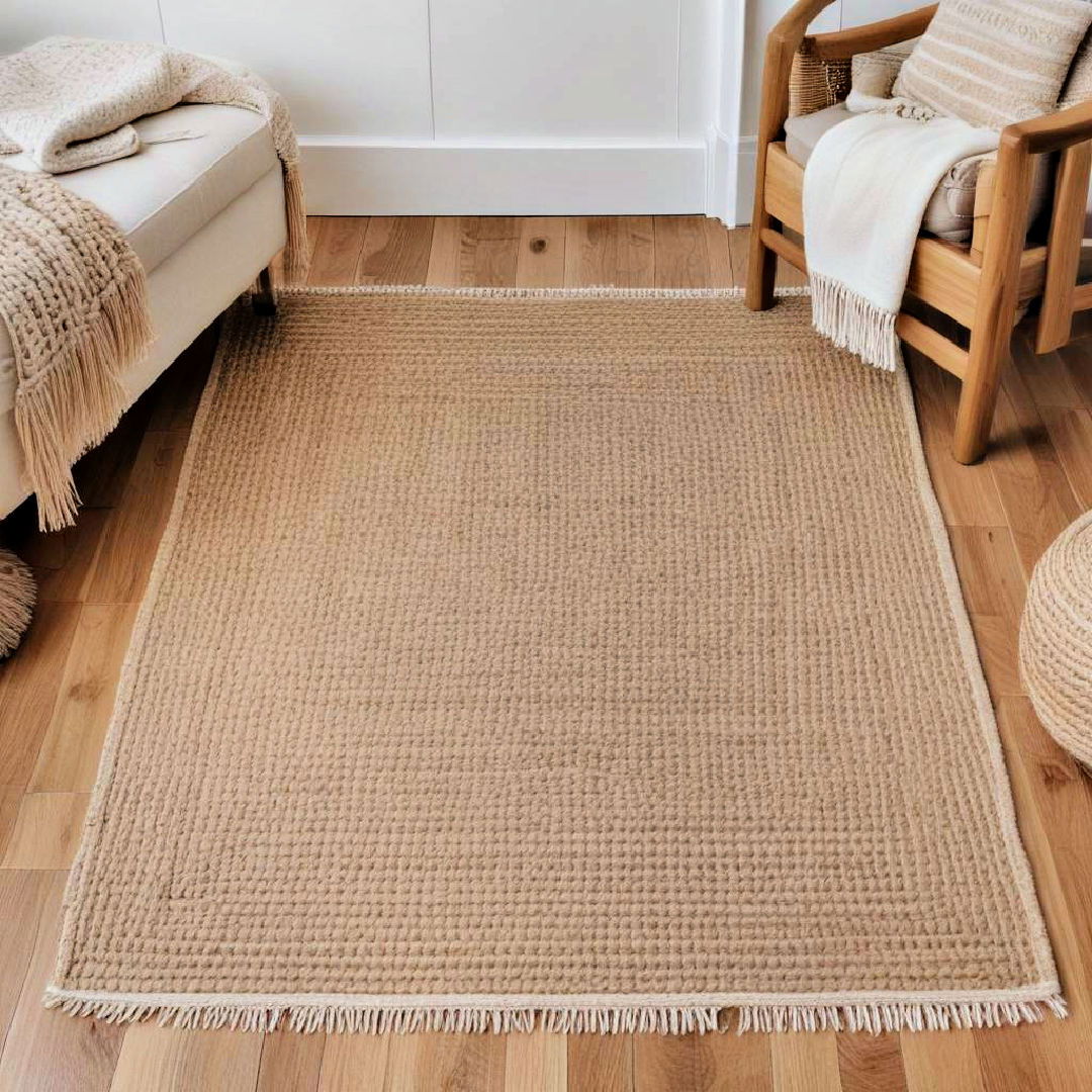 jute or sisal area rug