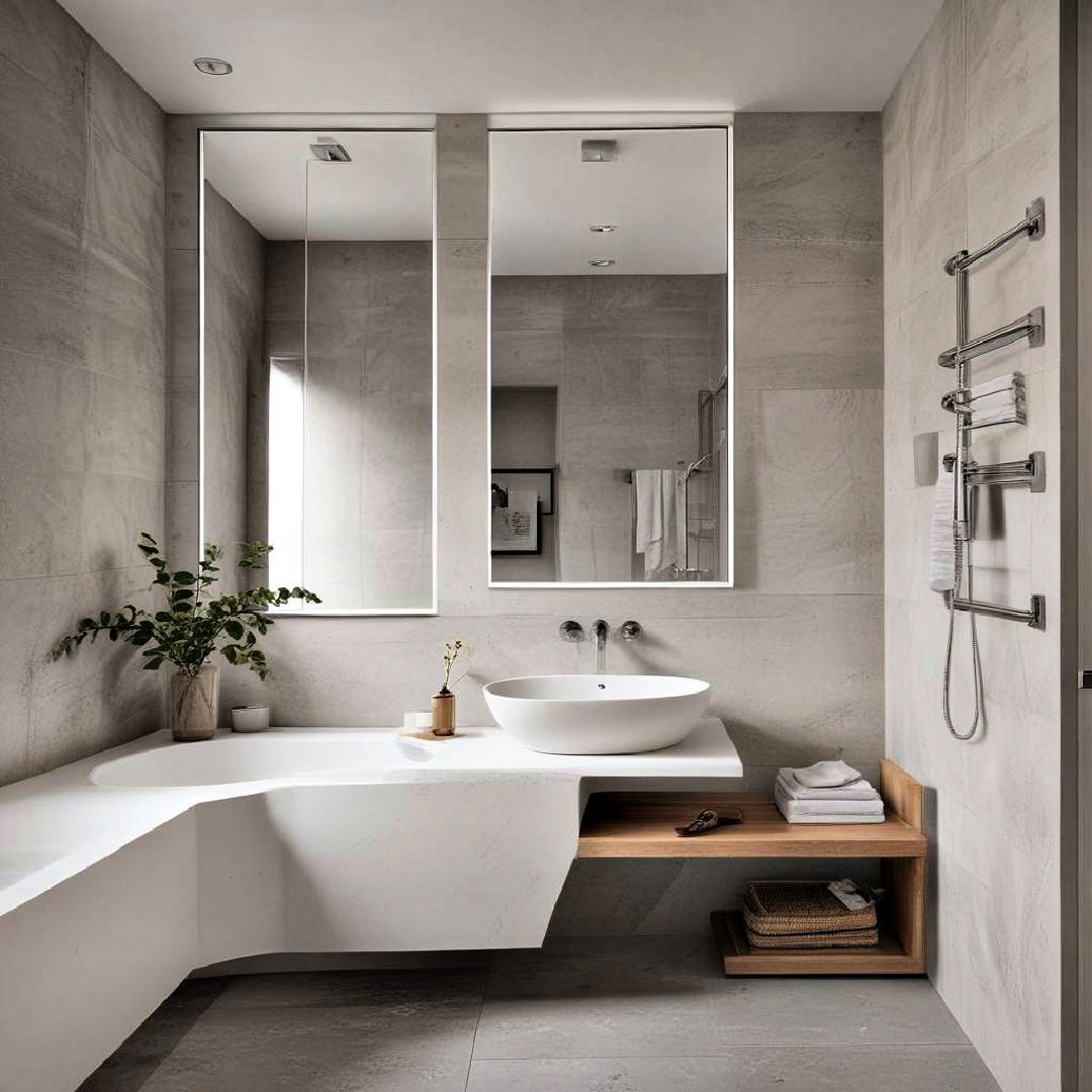 keep your bathroom minimal