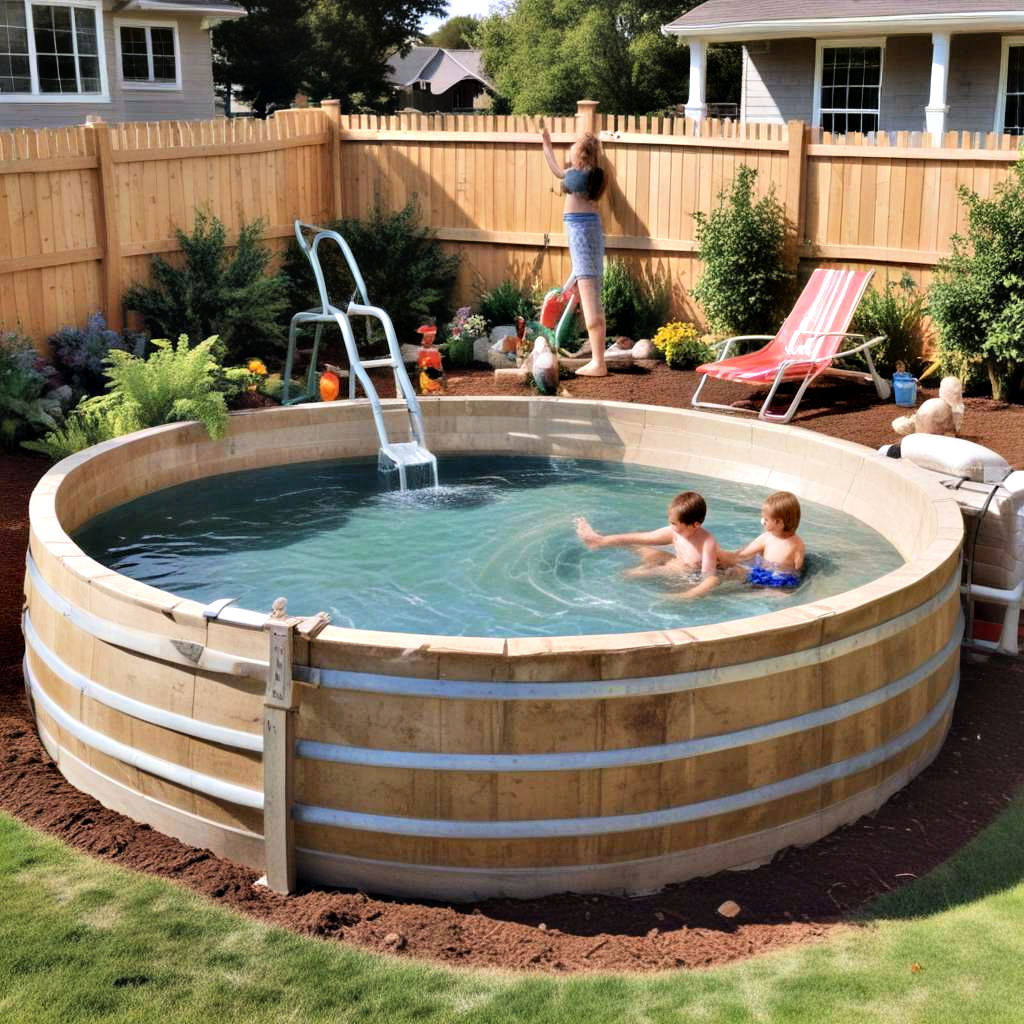 kid friendly stock tank pool