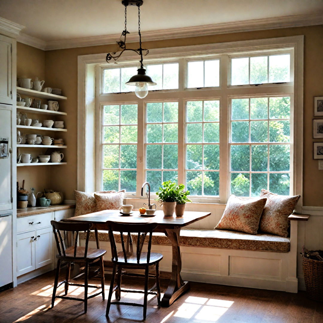 kitchen window bench