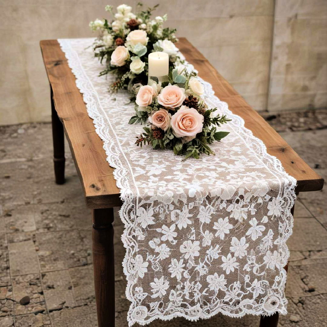 lace table runners