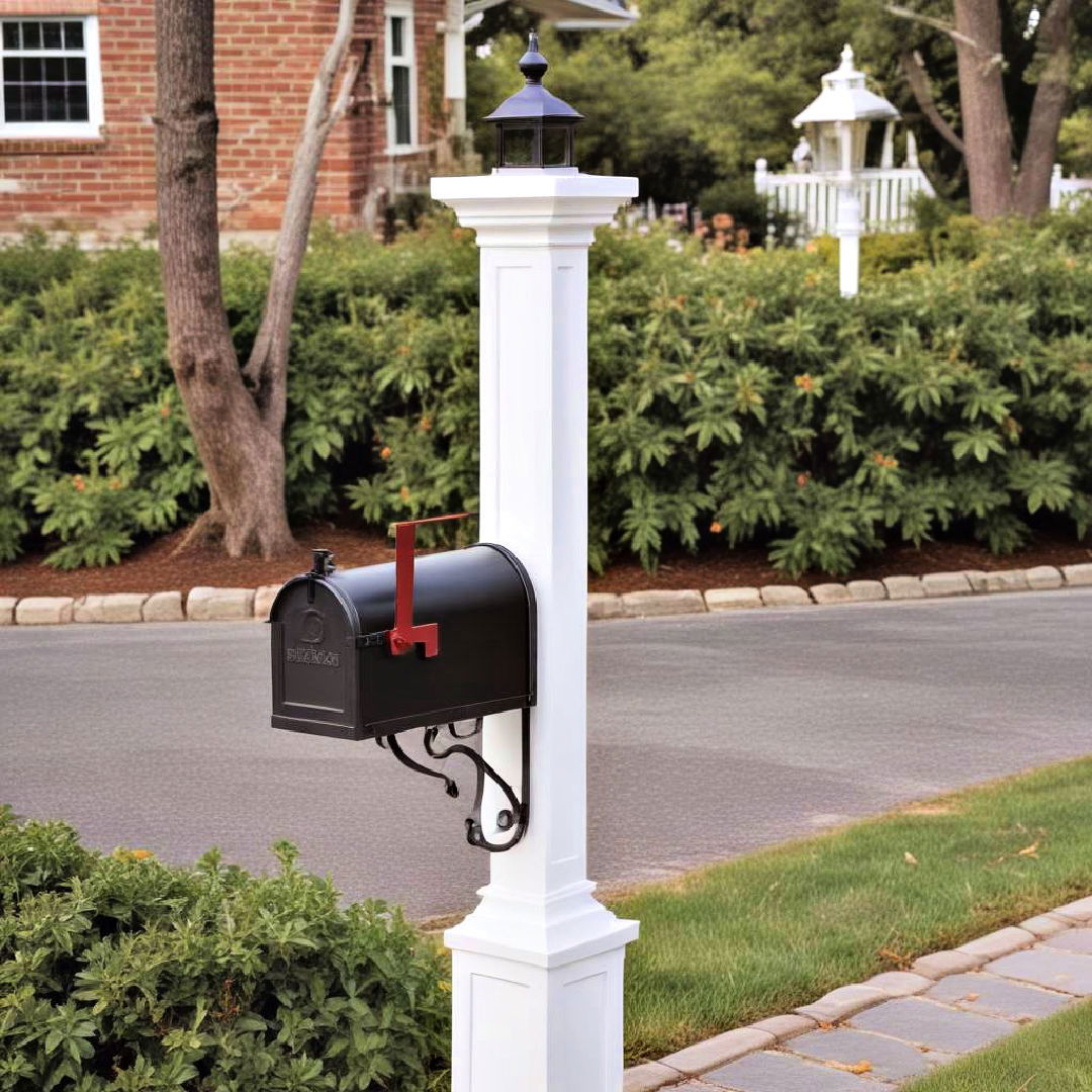 lantern topped mailbox