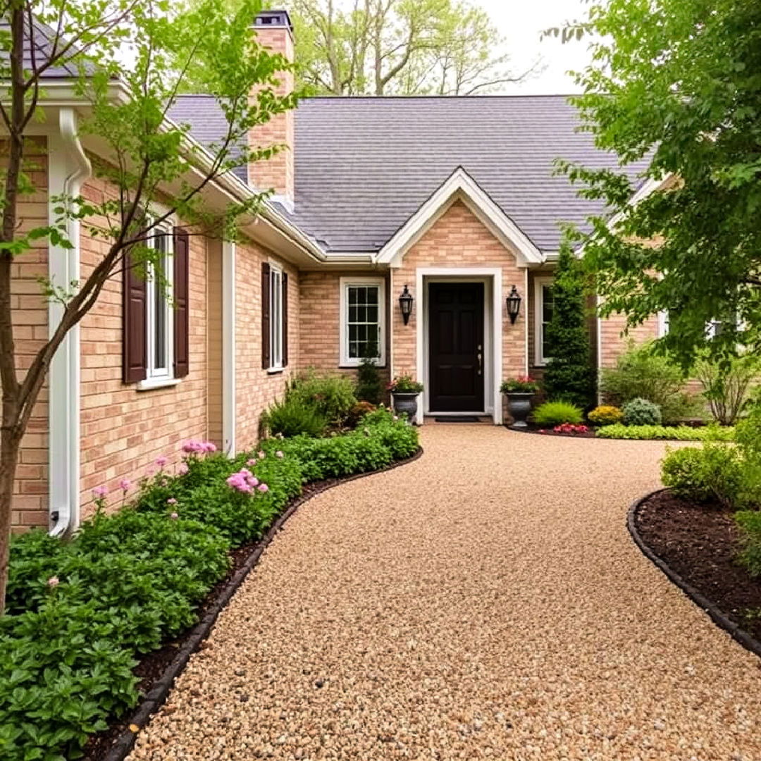 lavish pea gravel drive