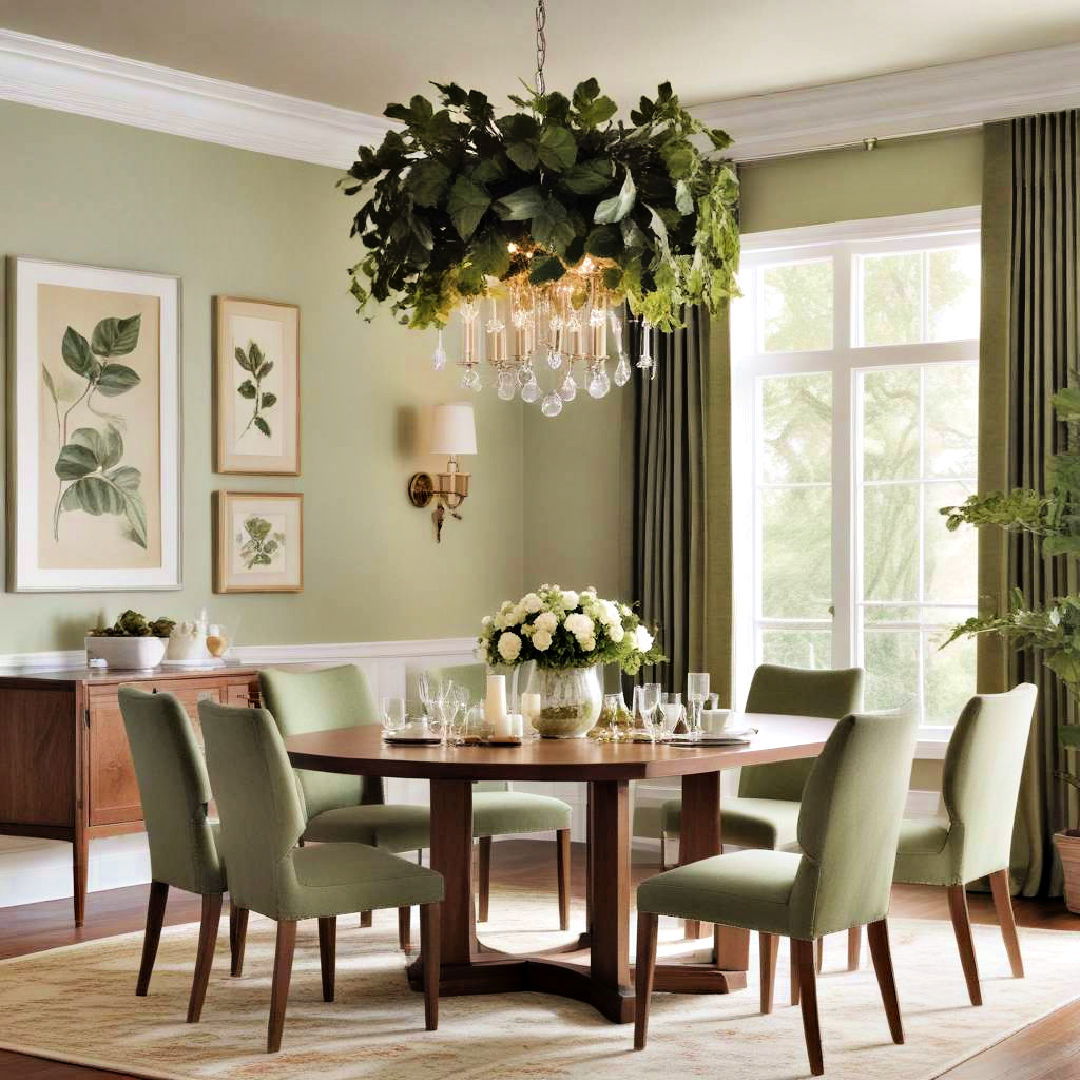 leafy chandelier shades