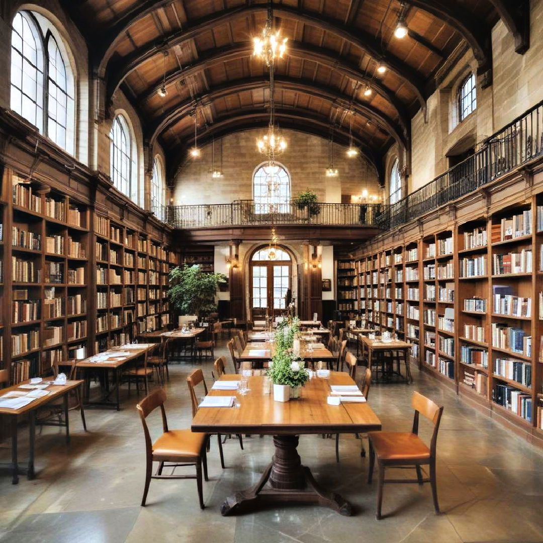 library or bookstore venue