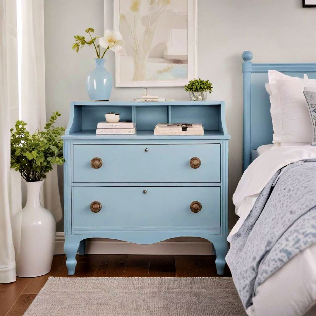 light blue furniture for a soft touch