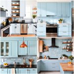 light blue kitchen cabinets ideas