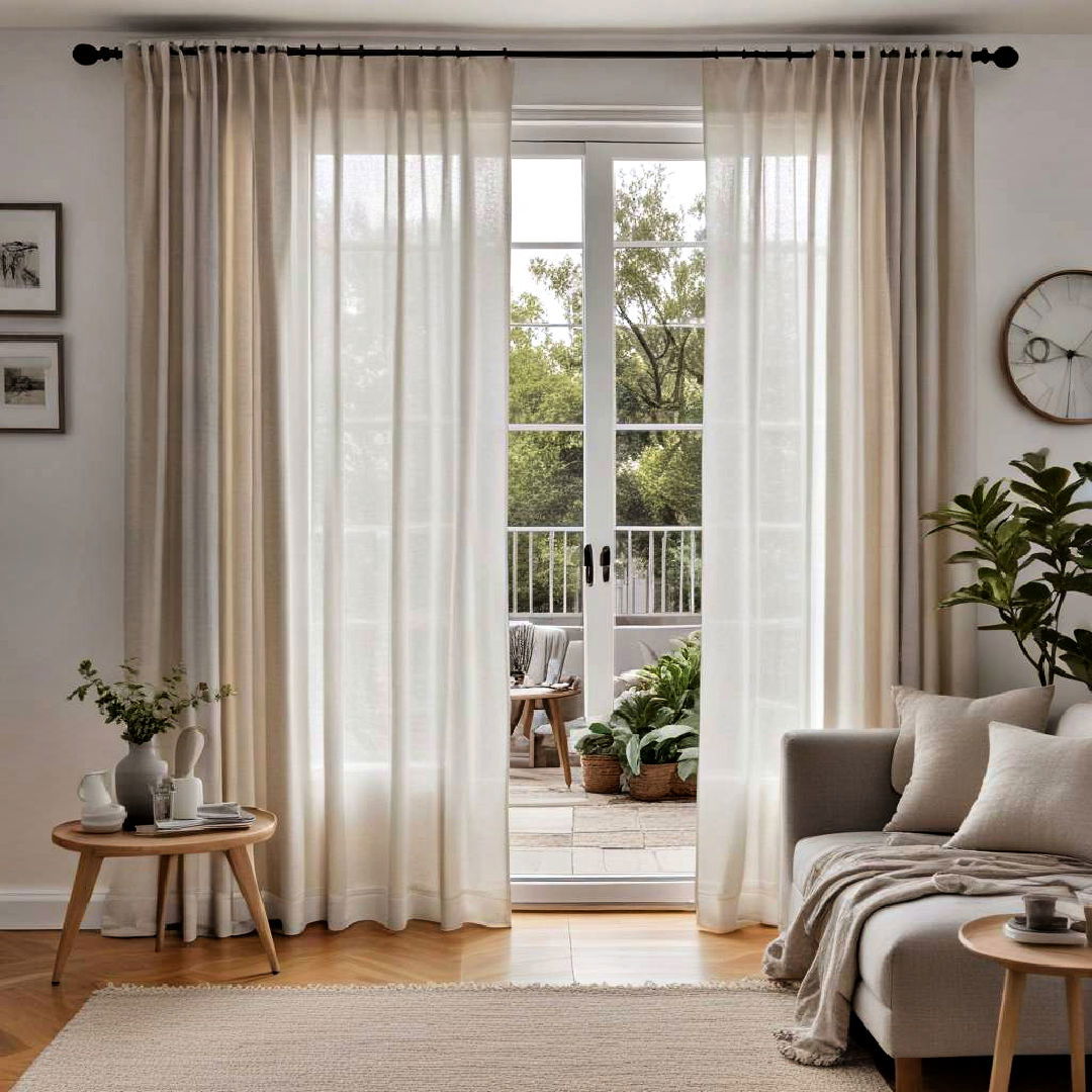 linen curtains for light and airiness