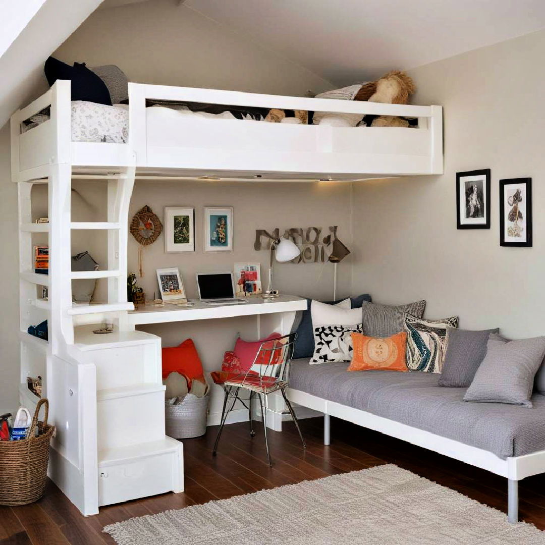 loft bed nook